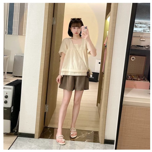 Bộ đồ  thiết kế Form thời trang sang chảnh dành chio mẹ bầu