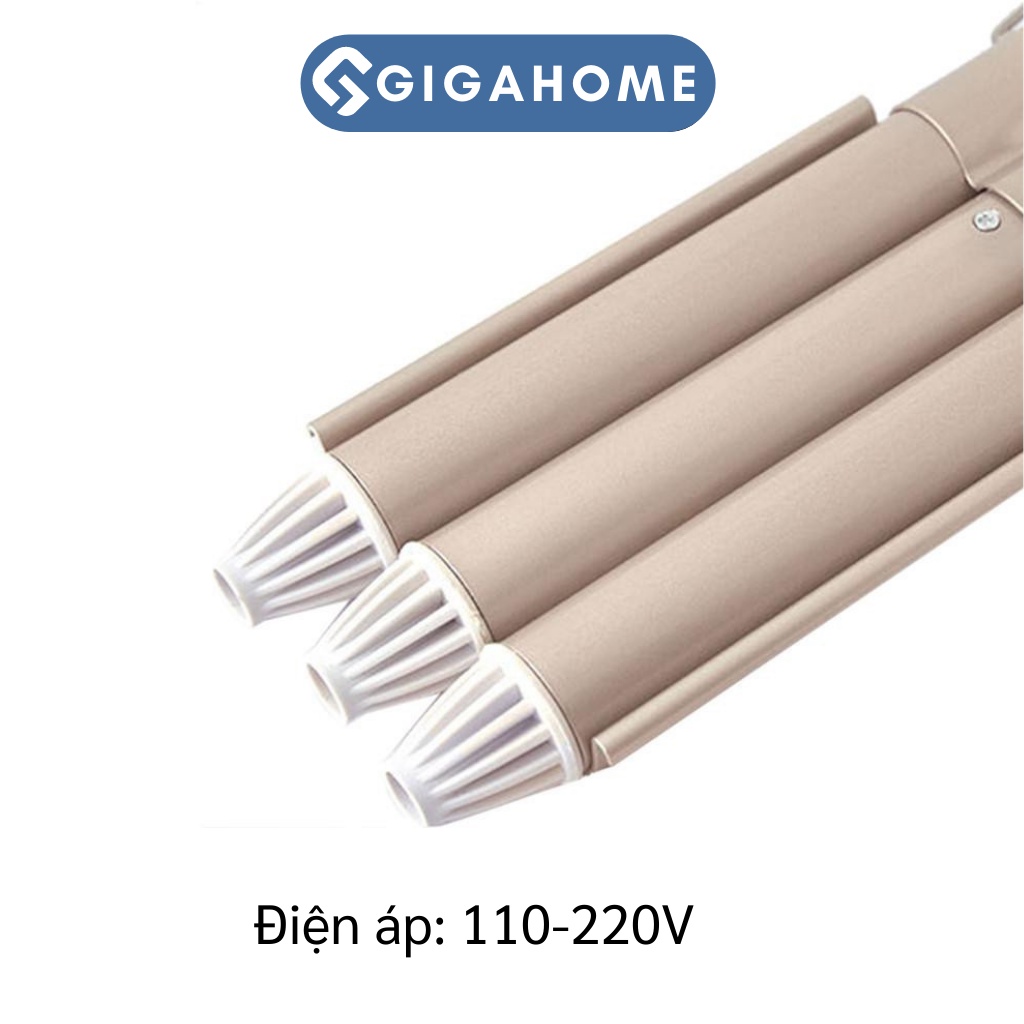 Máy Uốn Tóc 3 Trục GIGAHOME KM-1010 Chuyên Nghiệp Dùng Uốn Xoăn, Uốn Lọn, Gợn Sóng 4355