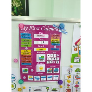 My First Calendar Size A3