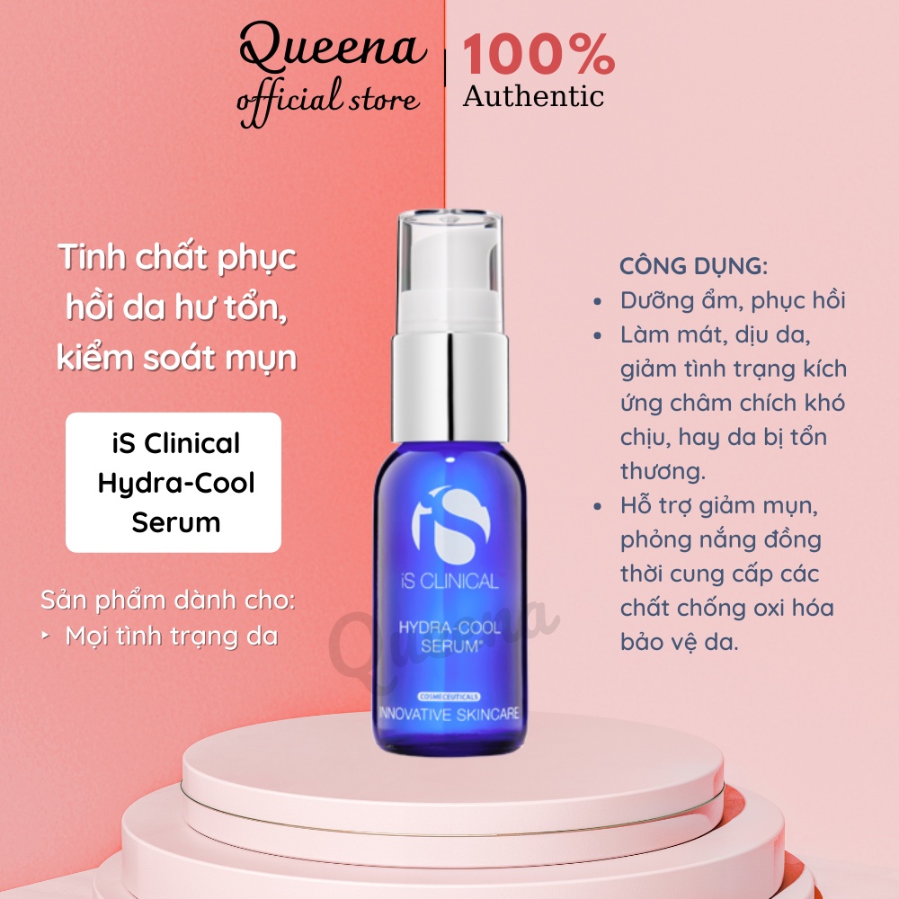 Serum cấp nước, làm dịu và phục hồi da tổn thương B5 + HA iS Clinical Hydra Cool