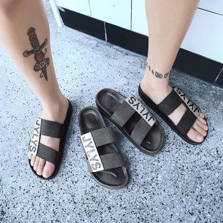 Dép Quai Ngang Cavando Size Lớn (37-45) Phong Cách Hàn Quốc Cho Nam Và Nữ