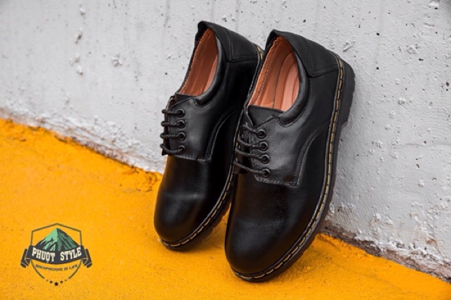 DR CLASSIC 1462 - Da bò thật - nguyên tấm - đế khâu