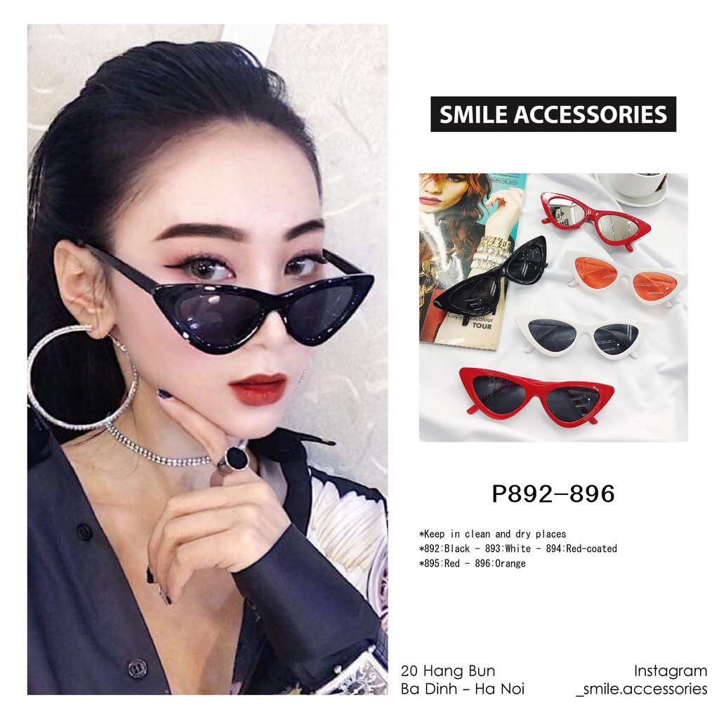 SMILE - Kính mắt mèo màu thời trang - P892/893/894/895 | BigBuy360 - bigbuy360.vn