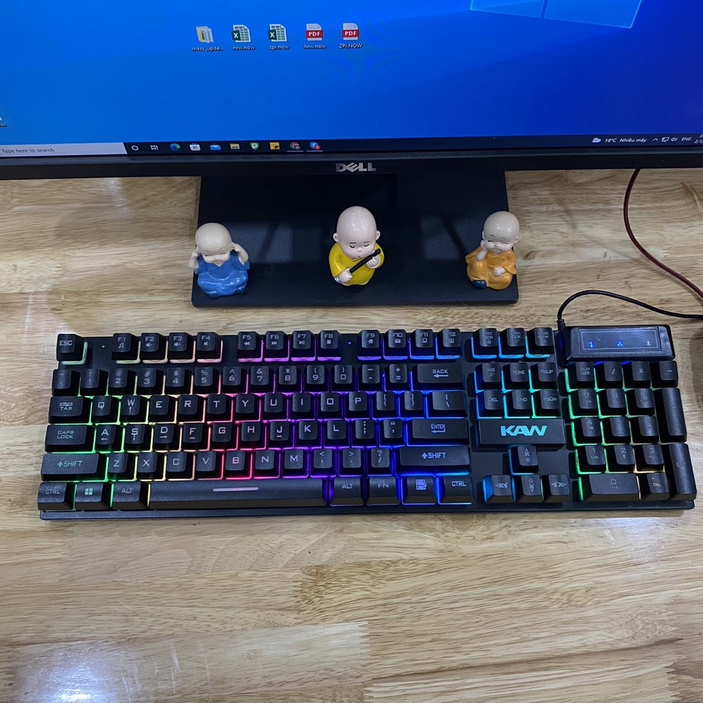 Keyboard - Bộ Bàn Phím Chuyên Game Fuhlen K900 KAW, Có đèn LED giả cơ Loại Xịn Chuyên Dụng Siêu Nhạy Dành cho Game Thủ