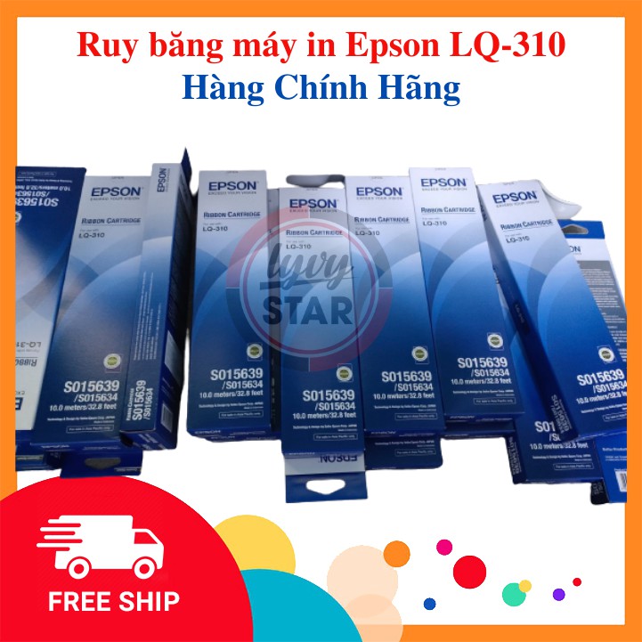 RUY BĂNG EPSON LQ310 (S015639) HÁNG CHÍNH HÃNG - SỬ DỤNG CHO MÁY IN KIM EPSON LQ-310