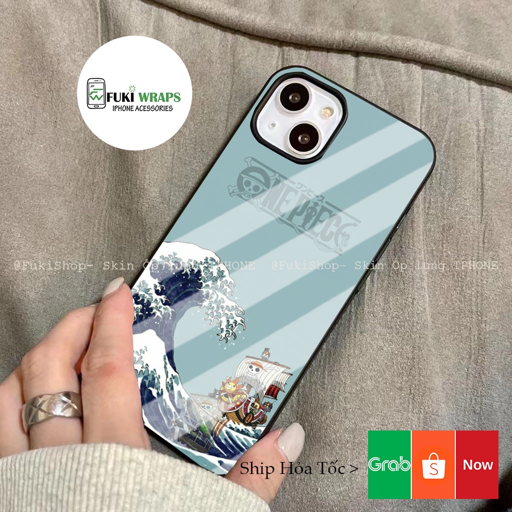 Ốp Lưng Kính Cường Lực / Case OnePiece Chống Vỡ Dành Cho 13ProMax 12ProMax 11ProMax X XSMAX Fukishop