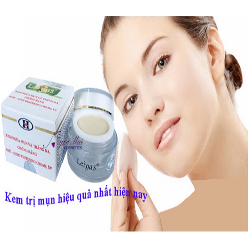 [CHÍNH HÃNG] Kem ngừa mụn và trắng da chống nắng Leiyas - Date tháng 11-2025