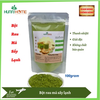 Bột rau má 100G nguyên chất Giữ được trên 90% những lượng dưỡng chất thiết yếu