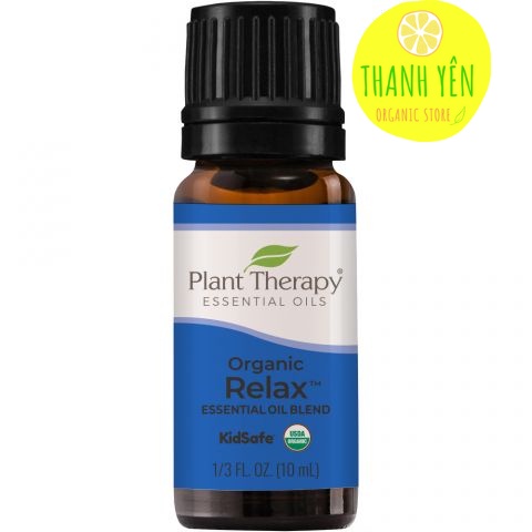 Tinh Dầu Thư Giãn Hữu Cơ Plant Therapy - Organic Relax 10ml