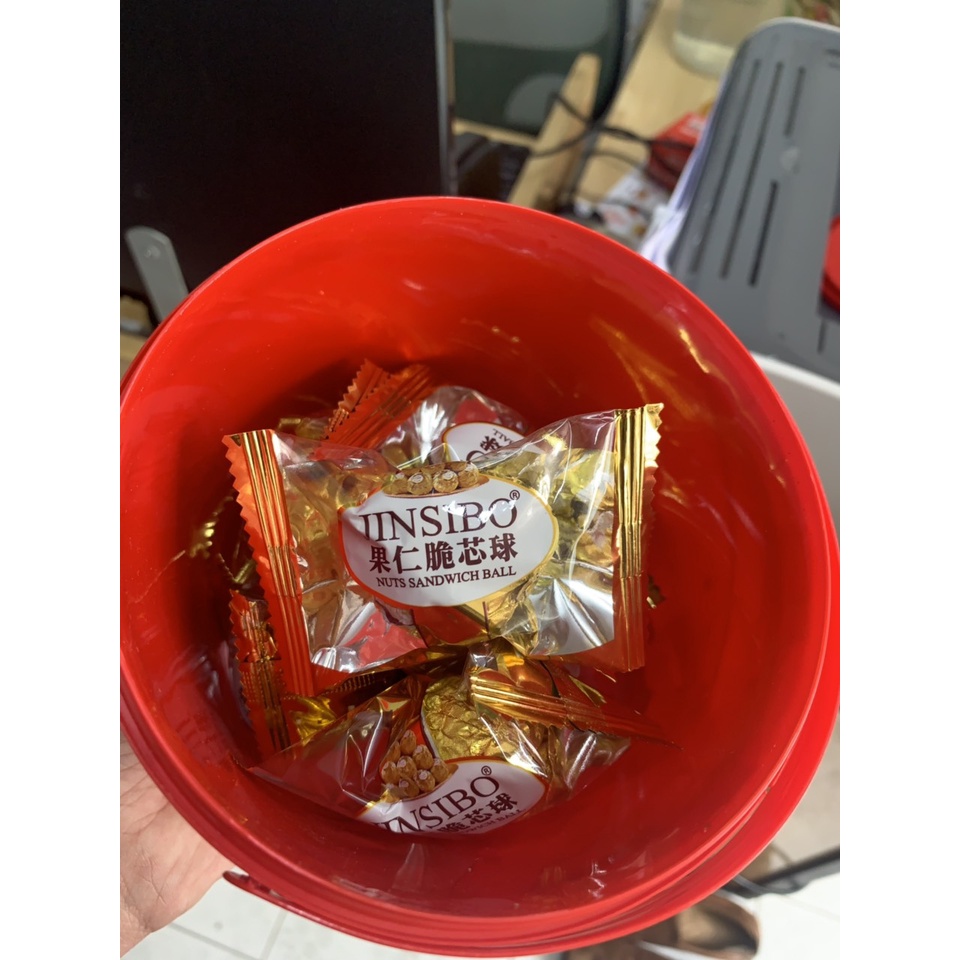 KẸO SOCOLA VIÊN XÔ 150gr JINSIBO TAIWANFOOD.SG