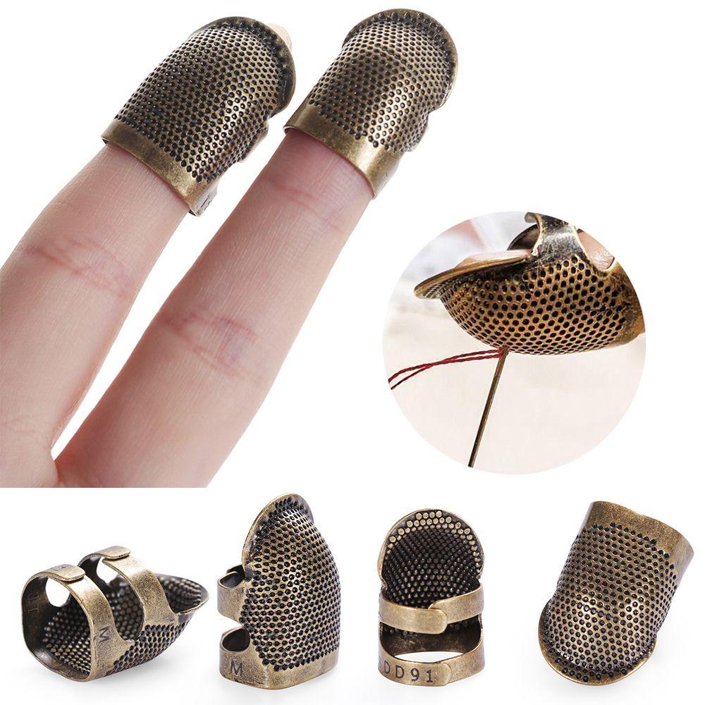 Phụ Kiện Bảo Vệ Ngón Tay Khi May Vá Phong Cách Vintage|Nhẫn Thiết Kế Độc Đáo Phong Cách Cổ Điển