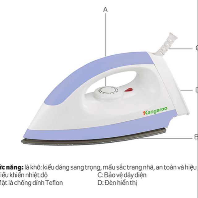 Bàn là hơi nước cầm tayKangaroo KG861