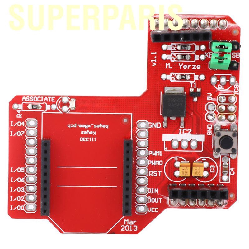 Bản Mạch Mở Rộng Superpais Xbee Shield Rf Cho Arduino Uno Duemilanove Mega1280 Mega2560