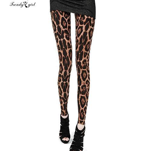 Quần legging ôm dáng in hoạ tiết da báo gợi cảm cho nữ