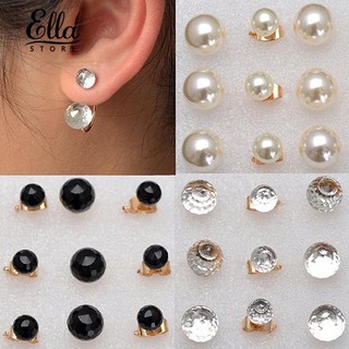 Ellastore Bông Tai Đính Đá Pha Lê