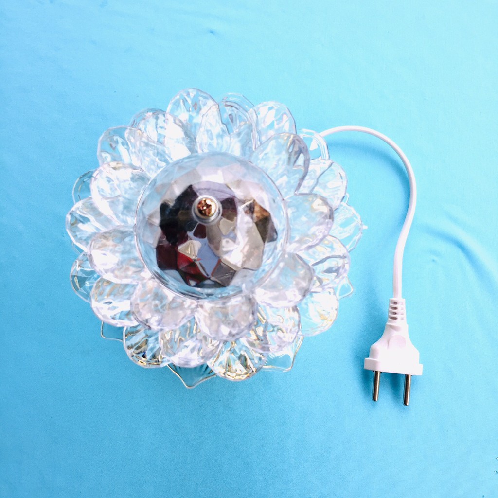 Đèn trang trí xoay hoa sen MB