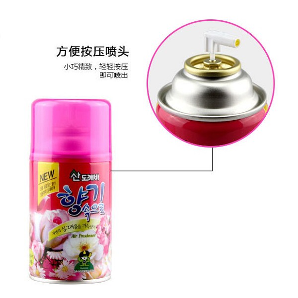 Bình Xịt Khử Mùi Thơm Phòng Cao Cấp Sandokkaebi Korea 300ml (10 mùi thơm tùy chọn)