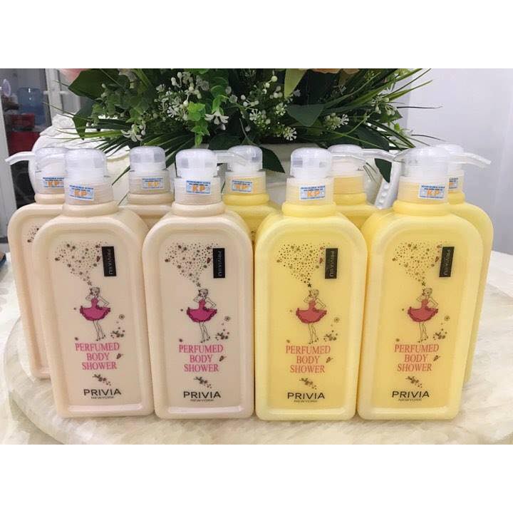 Sữa tắm PRIVIA hương nước hoa 500ml - mỹ phẩm ola