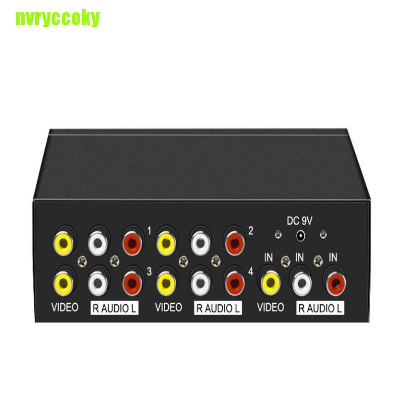 Bộ Chia Tín Hiệu Av 4 Cổng Rca | BigBuy360 - bigbuy360.vn