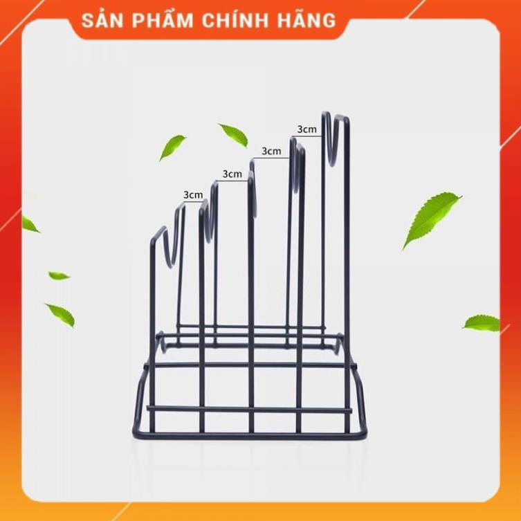Giá Để Dao Thớt, Cài Vung Xoong Nồi 4 Ngăn Sơn Tĩnh Điện