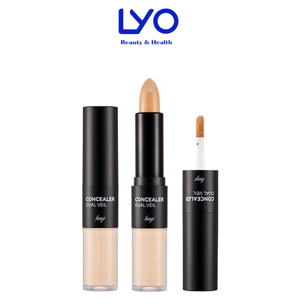 Che khuyết điểm 2 đầu The Face Shop Concealer Dual Veil.