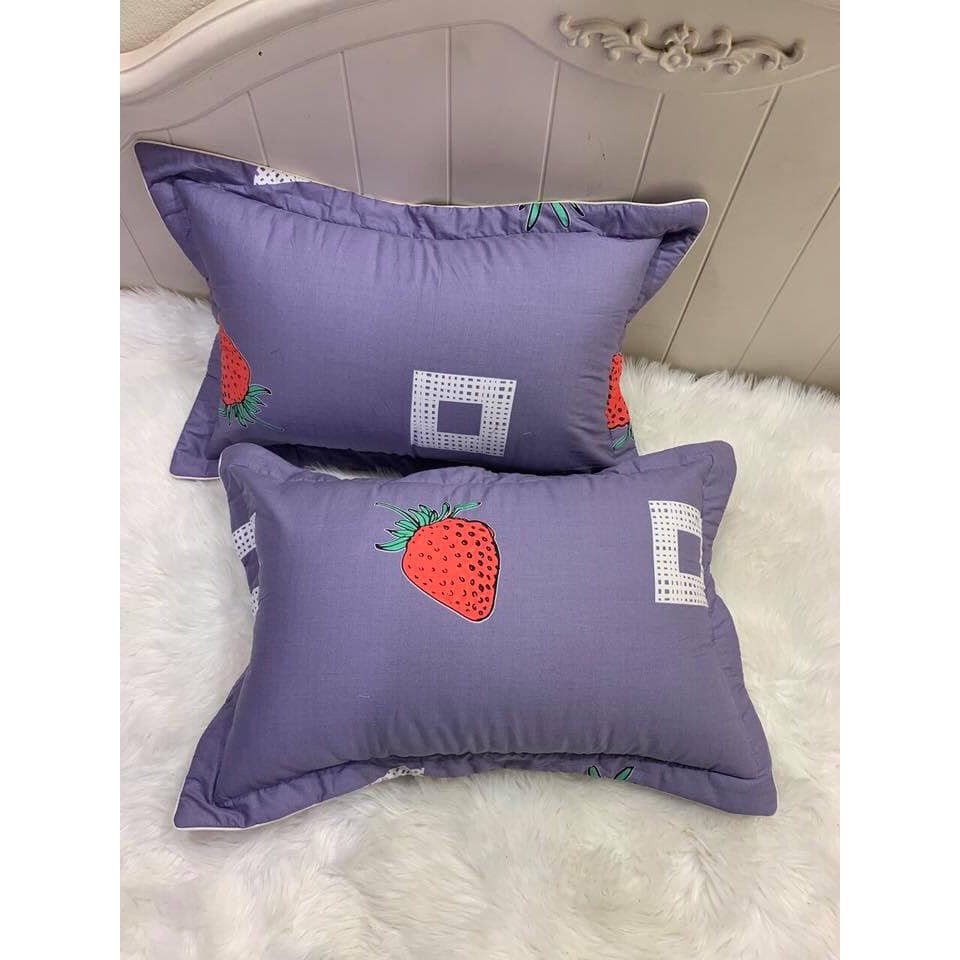 ĐÔI VỎ GỐI COTTON POLI KÍCH THƯỚC 45 X65cm-GIÁ SỈ RẺ CHUYÊN SỈ LẺ QM HOT DEAL