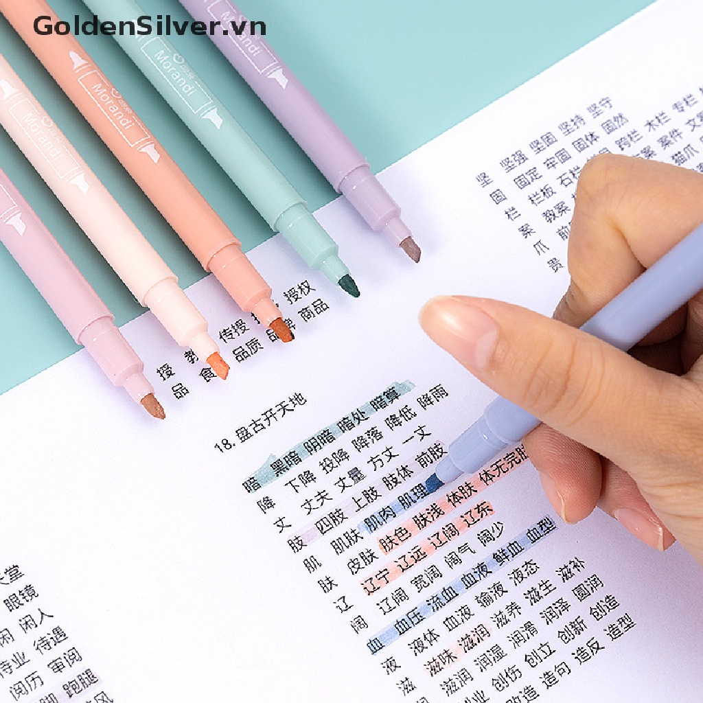 Set 6 Bút Đánh Dấu Hai Đầu Màu Sắc Ngọt Ngào