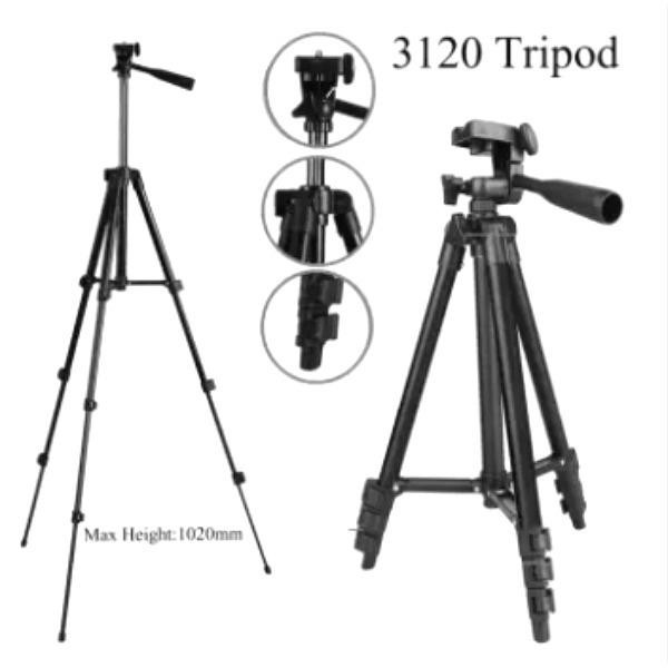 Chân chụp hình máy ảnh, điện thoại Tripod 3120