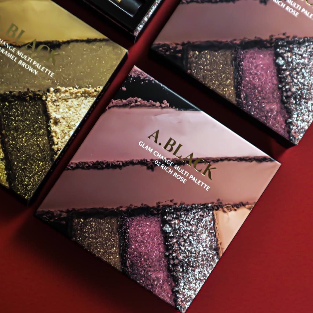 Bảng phấn mắt A Black Glam Change Multi Eye Palette by Clio 12 màu trang điểm mắt cao cấp - CSTOREVN | BigBuy360 - bigbuy360.vn