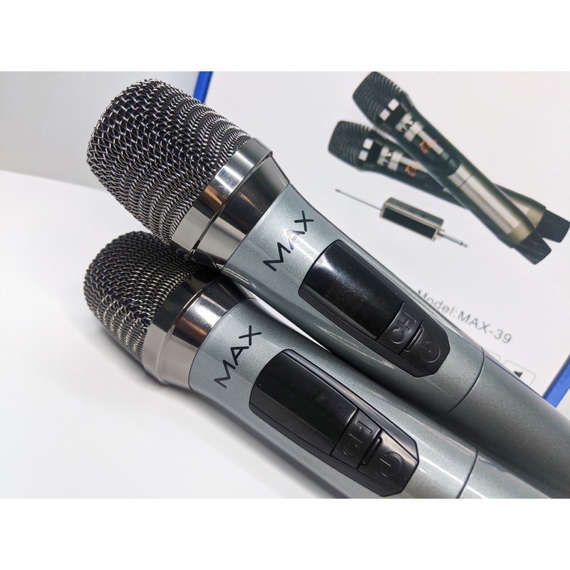 COMBO 2 MICRO KARAOKE KHÔNG DÂY MAX 39 HÀNG MỚI VỀ 2021