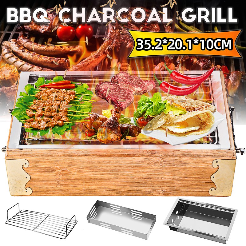 Dụng cụ lò nướng thịt BBQ ngoài trời tiện dụng