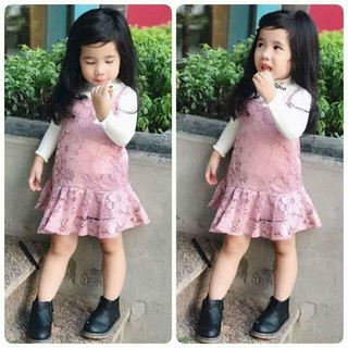 Combo 3 mẫu đầm thu đông bé gái