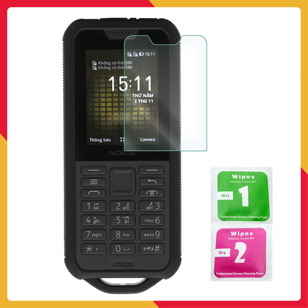 Bộ 2 cường lực dẻo Nokia 800 Tough