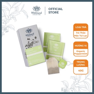 Trà bạc hà túi lọc Whittard Organic Peppermint