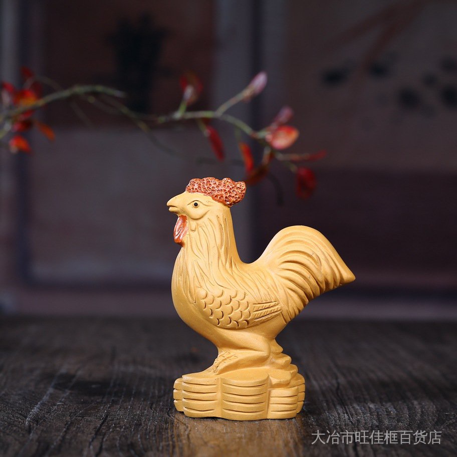 Tượng Gà Trống Lớn Yixing Trang Trí Thủ Công Bán Sỉ Trực Tiếp Từ Nhà Máy Xiaocha