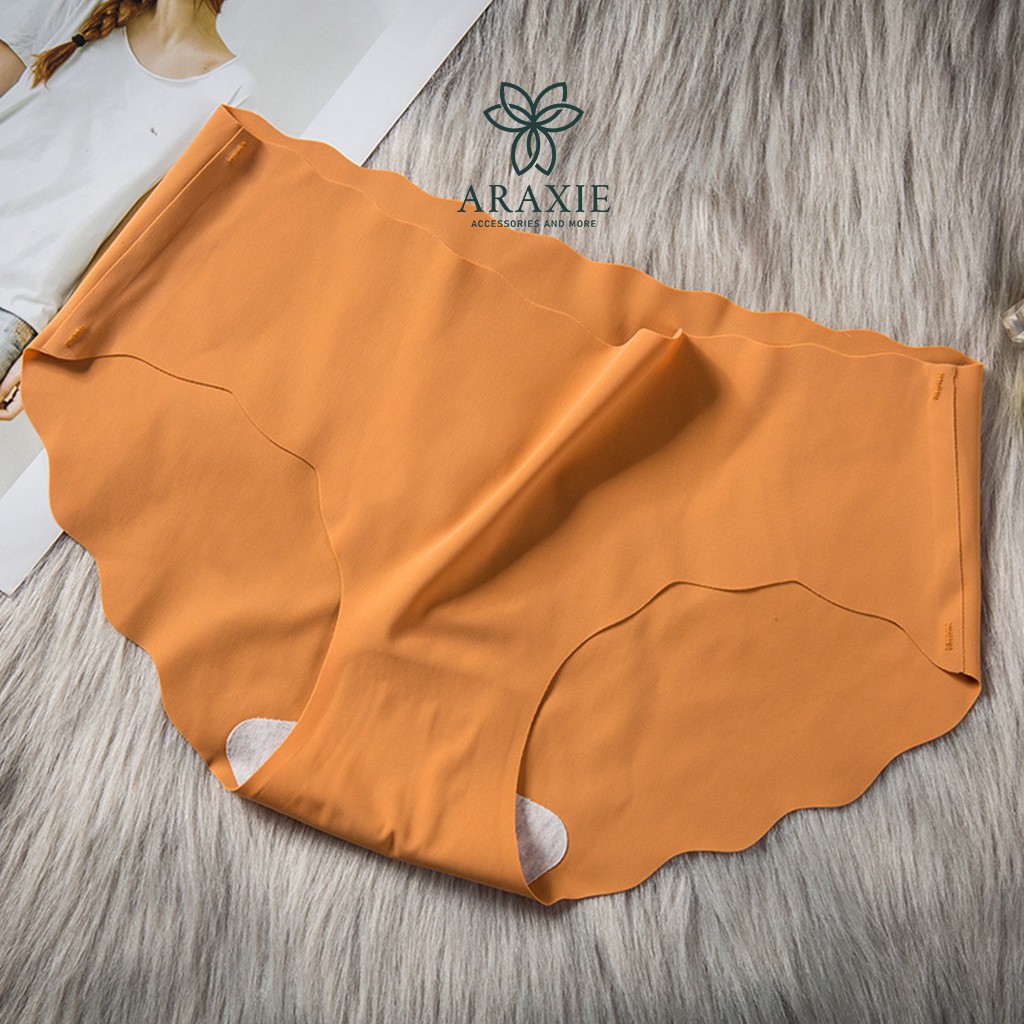 Quần lót nữ không đường may thun lạnh đúc su sexy dễ thương đồ lót nữ cao cấp Araxie AQL-1311-012 | BigBuy360 - bigbuy360.vn