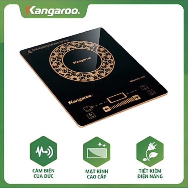 Bếp Từ Siêu Mỏng Kangaroo - KG412i (Tặng Kèm Nồi Lẩu) - Hàng chính hãng-New