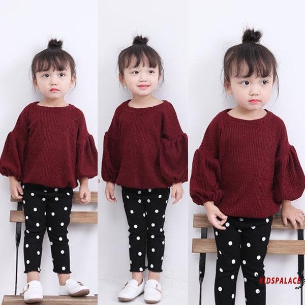 Áo sweater len tay dài phong cách thời trang ấm áp cho bé