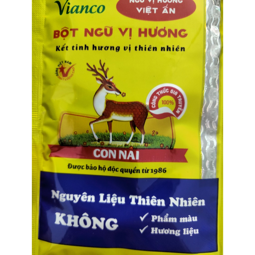 Bột ngũ vị hương Việt Ấn hiệu Vianco, gói 10g