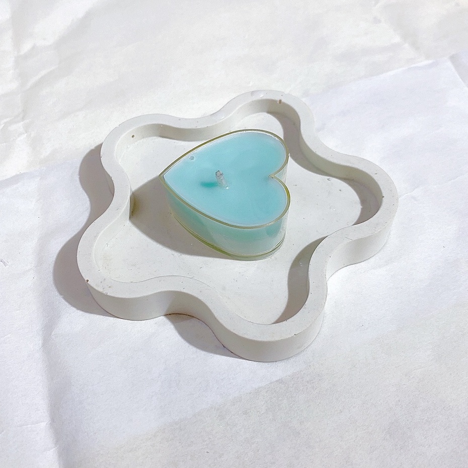 Khay đựng nến thơm hình Ốp la - Trang trí phòng ngủ - Dana Candle