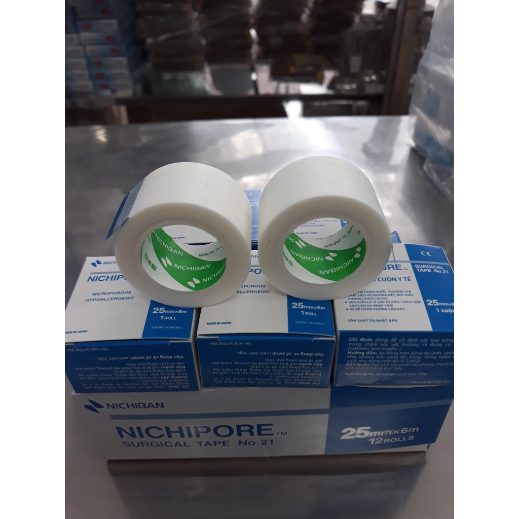 Băng keo Y Tế Nhật bản Nichipore 25mm*6m