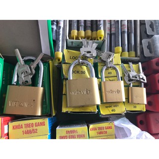 Khoá đồng VIỆT NHẬT  các cỡ 30 - 40 - 50 - 60