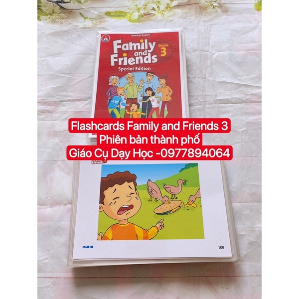 Flashcards  Thẻ Tiếng Anh Family and Friends Special 1-2-3-4-5 phiên bản thành phố