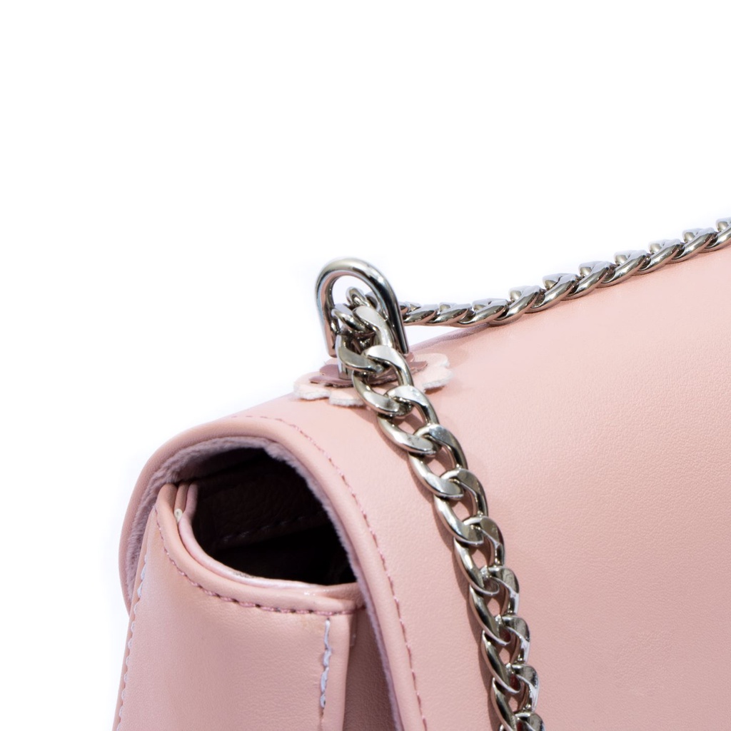 Túi xách NGAOS Heaven Flapbag Nude Pink - medium size