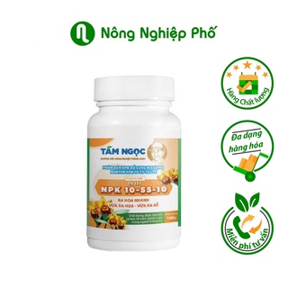 Phân bón lá npk 10-55-10 + te - tám ngọc - lọ 100g