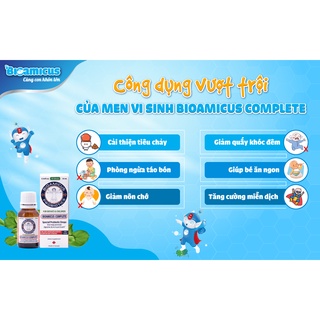 Bioamicus Complete Men Vi Sinh 10 chủng - Men 10 Chủng - Chai 10ml