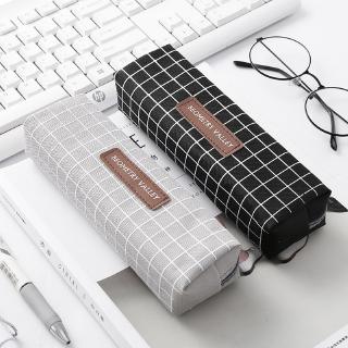 Hộp đựng bút chì dây kéo dành cho sinh viên Hộp đựng bút chì Canvas dung tích lớn Trường học