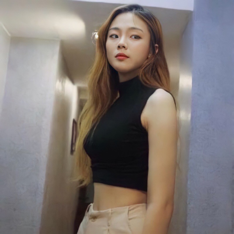 Áo croptop nữ kiểu ôm, áo thun croptop cổ lọ sát nách chất vải cotton mềm mịn LIKANO CRT27 | BigBuy360 - bigbuy360.vn