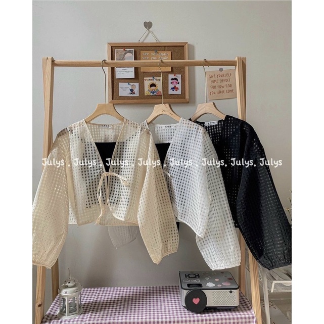 Set áo lưới mix gì cũng xinh