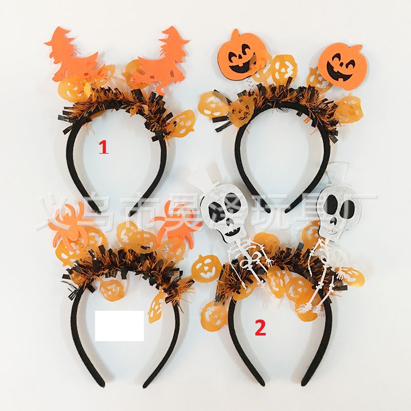 cài tóc halloween, bờm tóc halloween mới lạ độc đáo